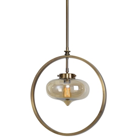 Namura 1 Light Brass Mini Pendant